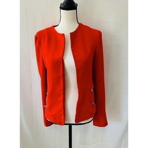 Mustard Seed Open Front,  Back Cutout Blazer, Small